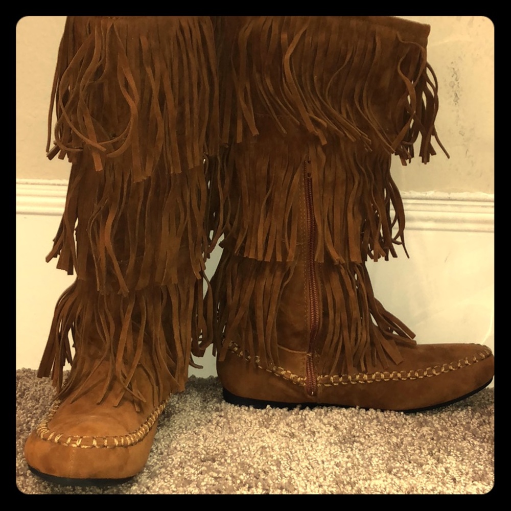Fringe Boots